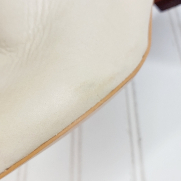 NEW Corso Como Cream Leather Block Heel Slip On Weaved Detail Ankle Boots E396 - Picture 12 of 13